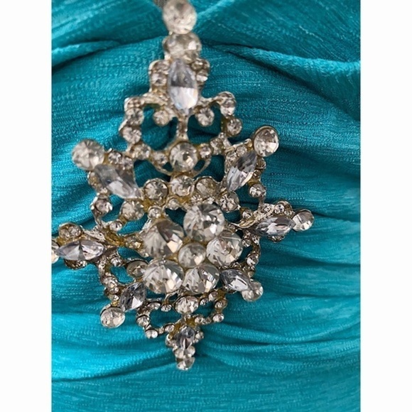 HALTER Aqua Dress - Picture 3 of 6